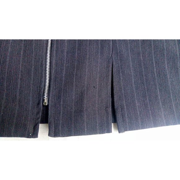 Pinstripe Zip-up Blazer - Picture 10 of 11